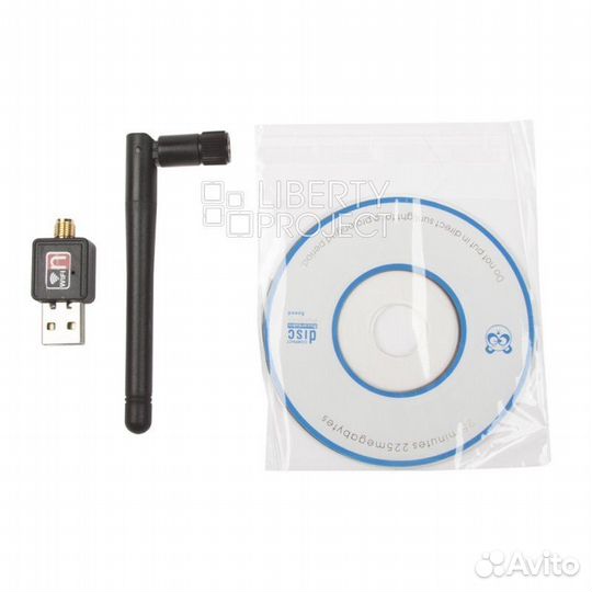 USB Wi-Fi адаптер для пк 300 Mb/s 802.11n