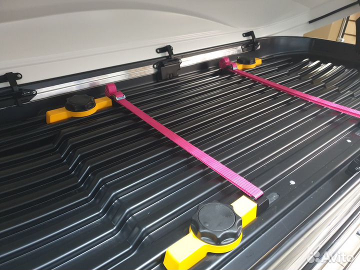 Бокс багажный Евродеталь Магнум 390 серый карбон