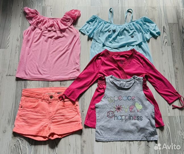 Вещи пакетом девочке 140