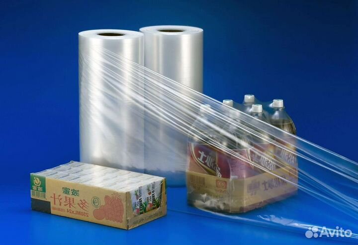 Пленка поф 450мм, 19 мкм. 600 метров термоусадка