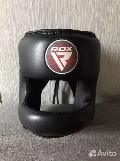 Боксерский шлем с бампером RDX HGR T2B