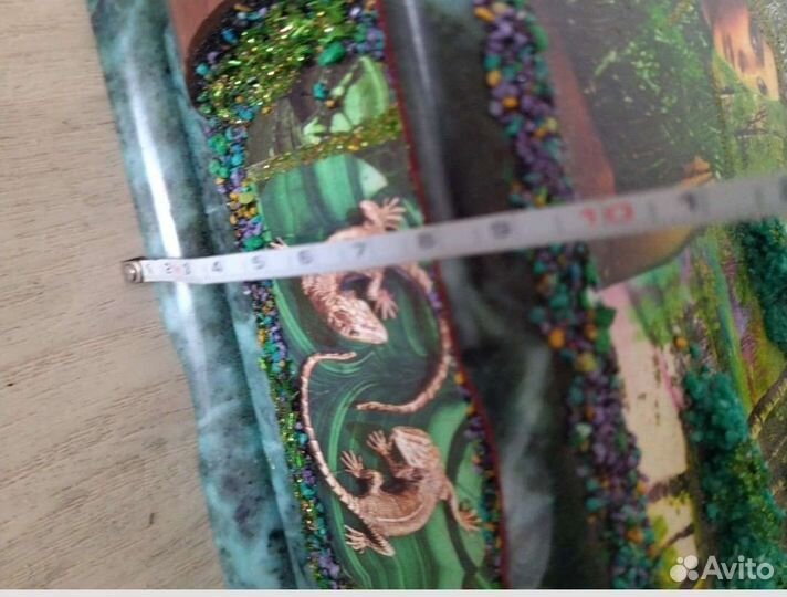 Шкатулка из малахита