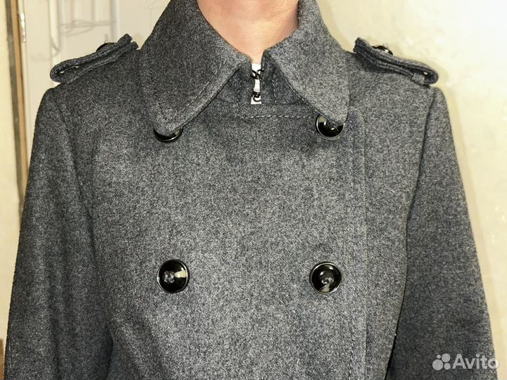 Пальто женское S-M шерстяное