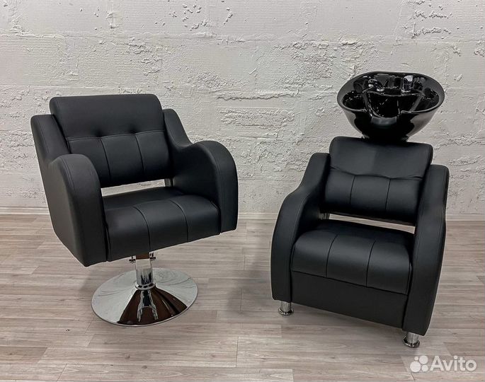 Парикмахерская мойка с креслом Волна