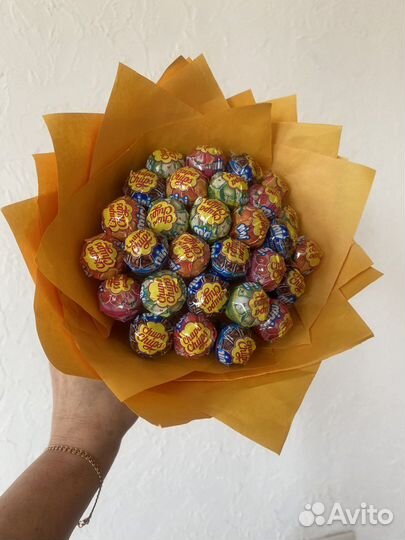 Букет из чупа -чупсов