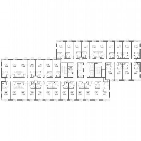 Апартаменты-студия, 20,5 м², 17/21 эт.