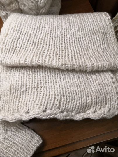 Варежки, шапка, шарф - ручная работа