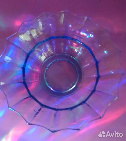 Вазы из цветного стекла СССР