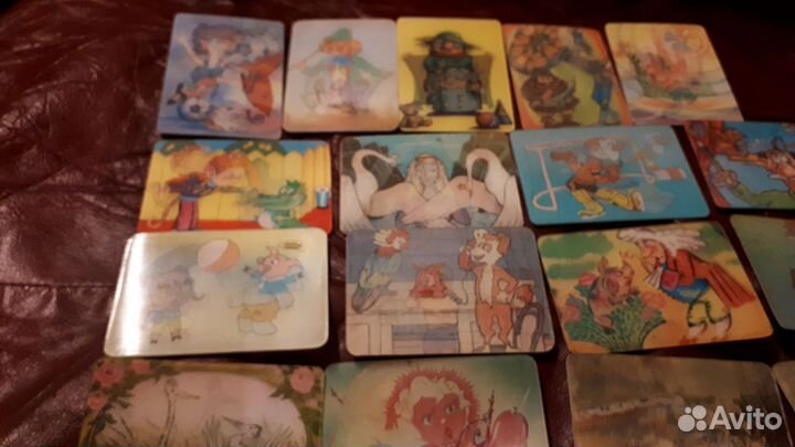 Календарики переливные СССР 18 штук