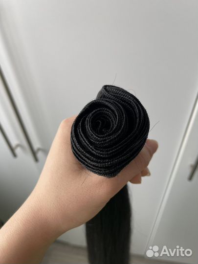 Искусственные волосы для наращивания 66см цвет 1в