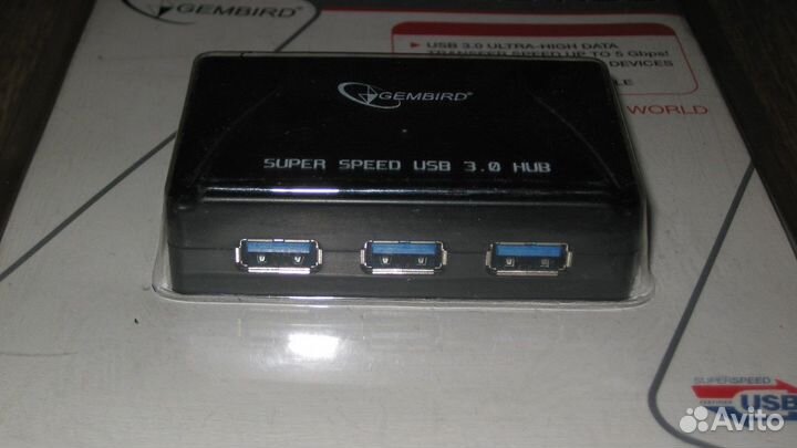 USB разветвитель Gembird UHB-C345 USB 3.0 4 порта