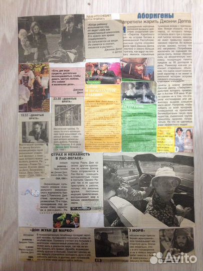 Вырезки с Джонни Деппом