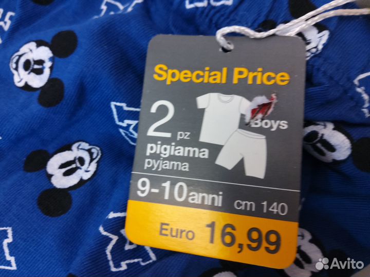 Новая Пижама для мальчика 134-140 OVC