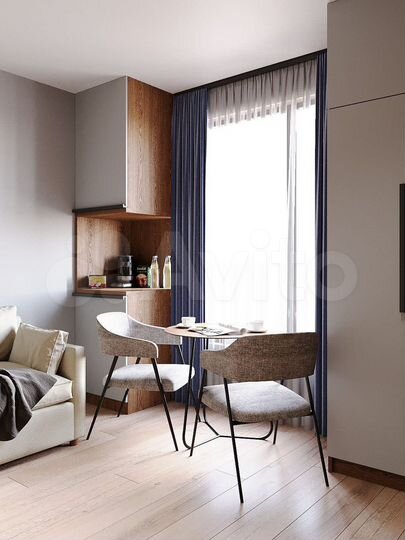 Апартаменты-студия, 19 м², 1/1 эт.