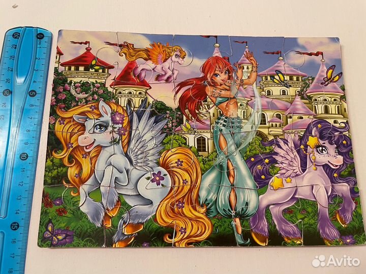 Мягкие пазлы 20 35 деталей крупные