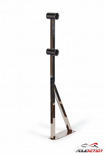 Стойка балетного станка, двухрядная нержав. (№7)