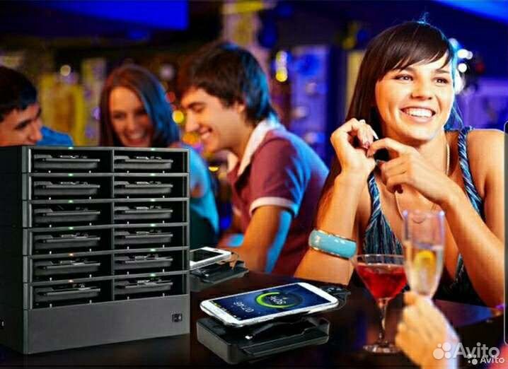 Power bank станция на 12 блоков