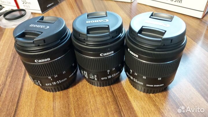 Объективы Canon ef-s 18-55 is (новые)