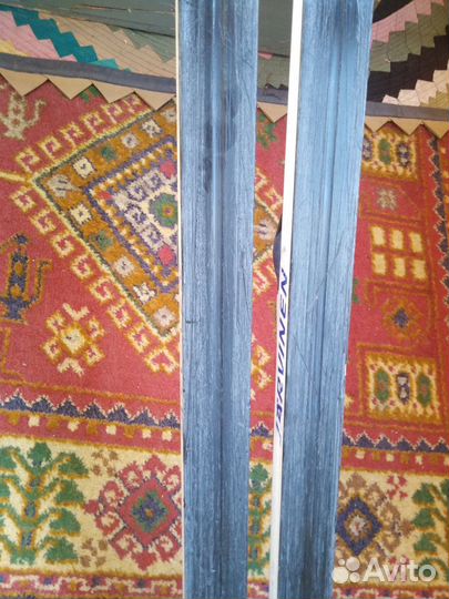 Лыжи 170см. c креплением SNS/лыжные палки 105 см