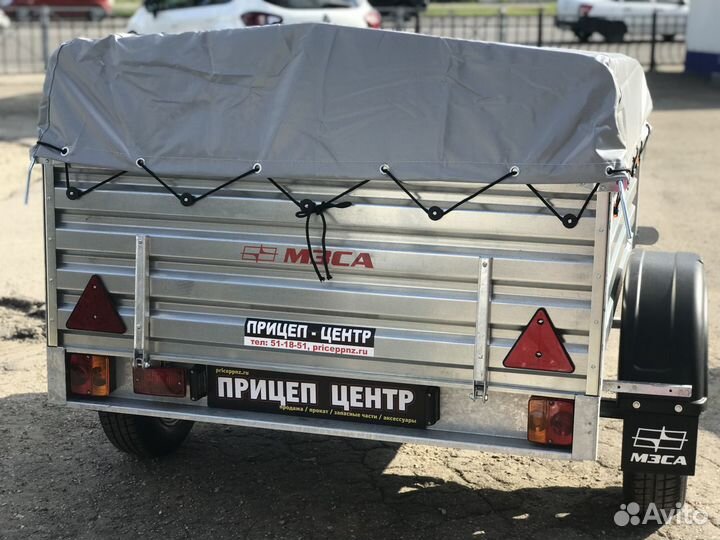 Продам прицеп мзса для дачи с высоким бортом