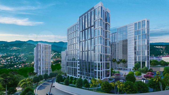 Квартира-студия, 24,1 м², 6/19 эт.