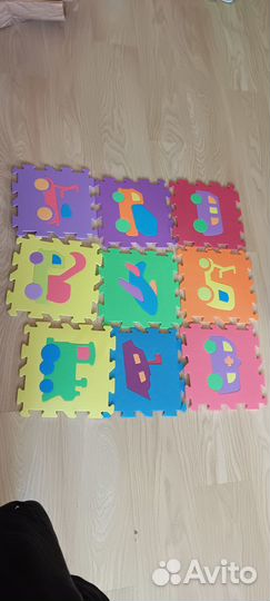 Коврик с пазлами