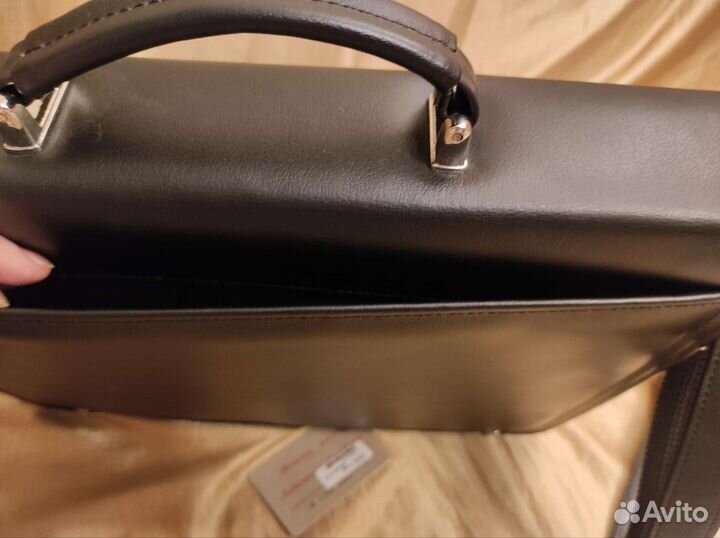 Сумка портфель мужская натуральная кожа