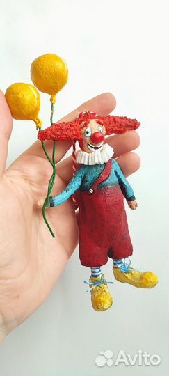 Ёлочные игрушки папье-маше