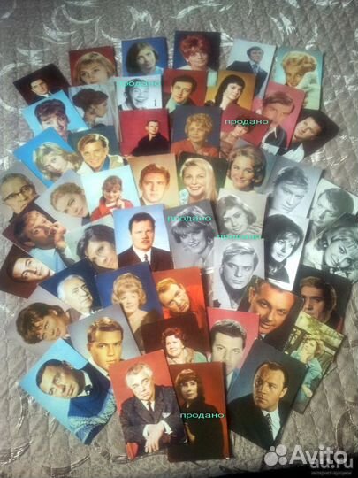 Фото киноартистов (издание 1966-70 г.г.) - 44 фото