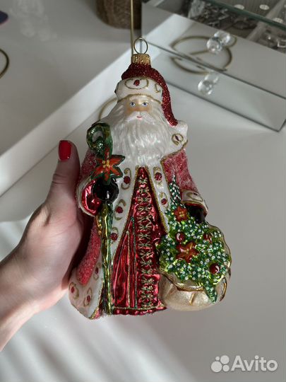 Елочная игрушка навершие Ангел Komozja