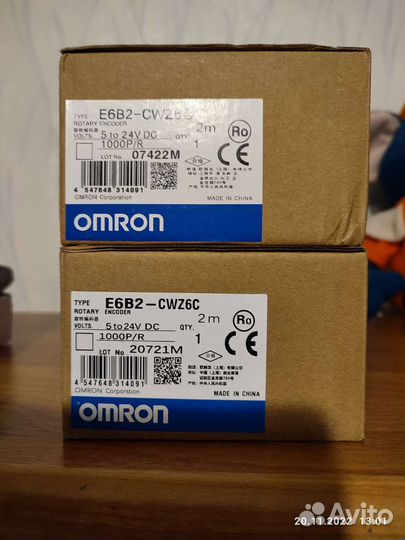 Энкодер датчик угла и поворота E6B2-cwz6c omron