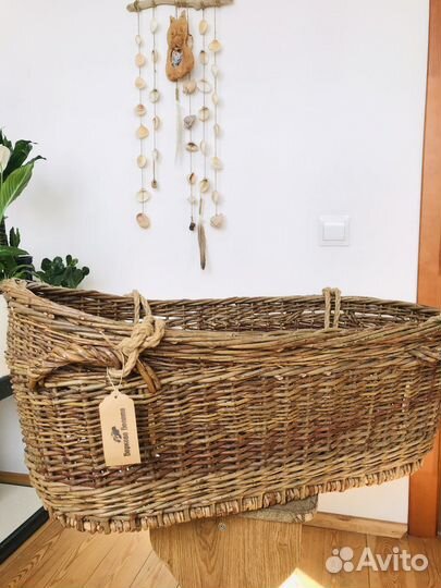 Люлька колыбель плетеная