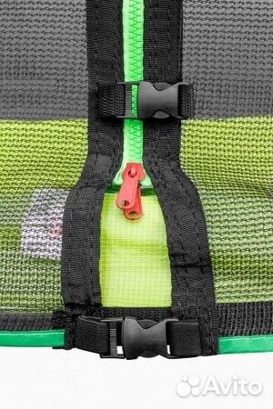 Батут alpin 4,90м с защитной сеткой и лестницей