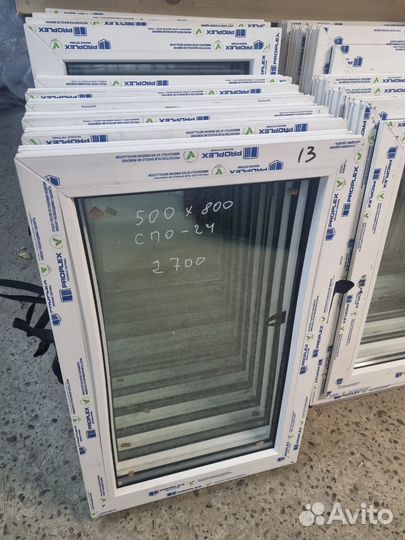 Окна пвх 800*500 (открывающиеся и глухие)