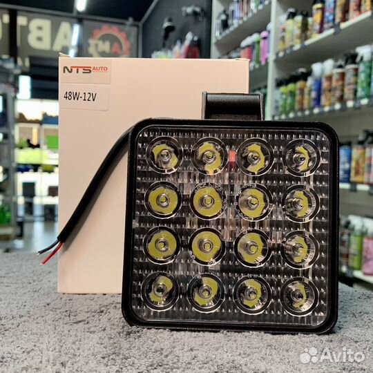 Фара диодная 48W 12V