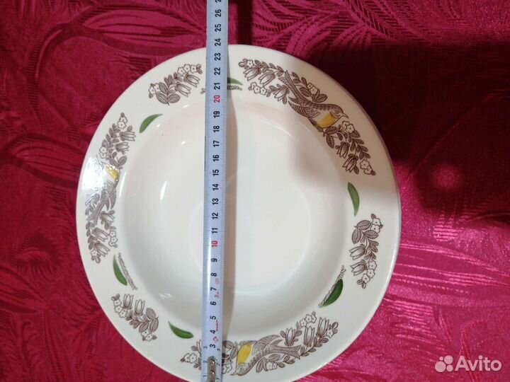 Тарелочки разные, зик