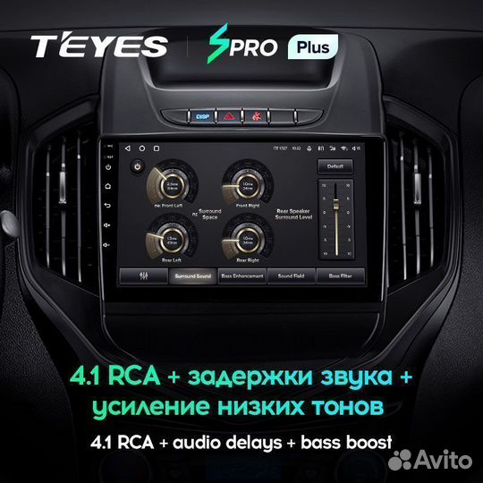 Магнитола Geely GC6 рест spro Plus 4/32