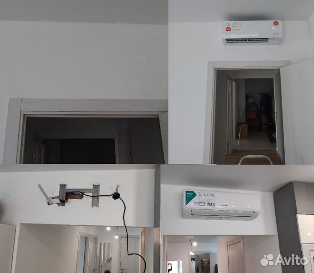 Установка кондиционеров в домах пик