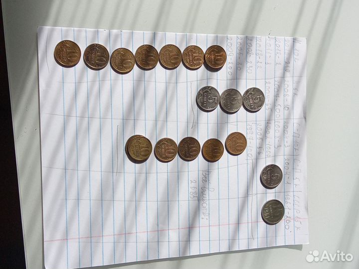 Монеты разных годов