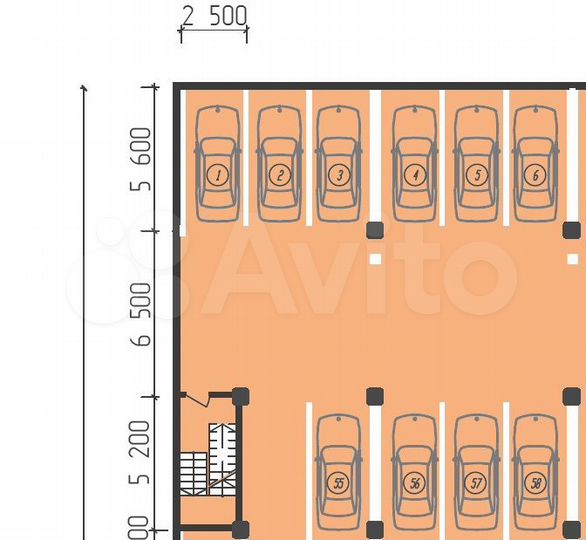 Машиноместо, 14 м²
