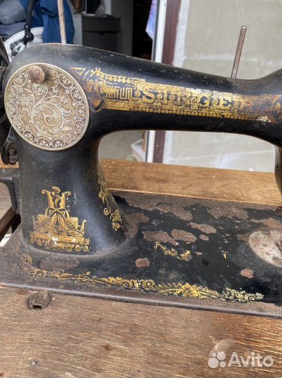 Швейная машинка зингер антикварная