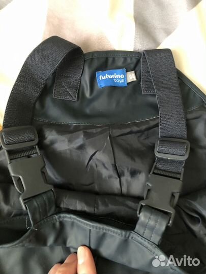 Непромокаемый полукомбинезон 98