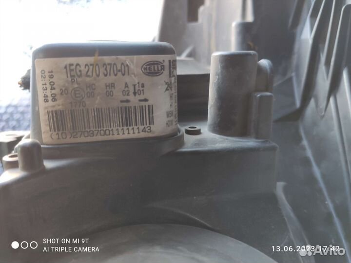 Фара левая opel astra h