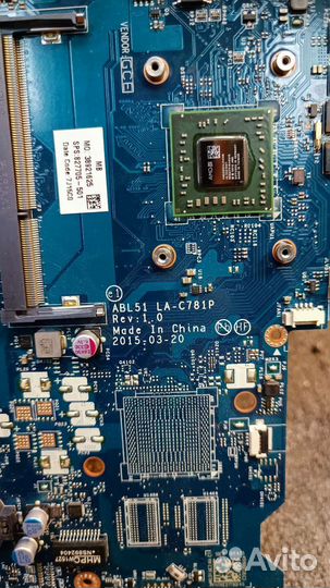 Материнская плата LA-C781P Rev:1.0