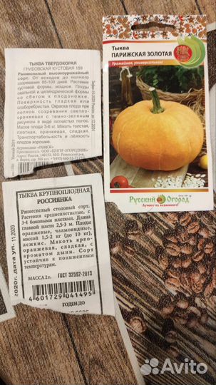 Семена тыквы