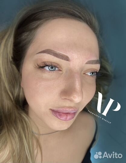 Перманентный макияж брови, губы, веки