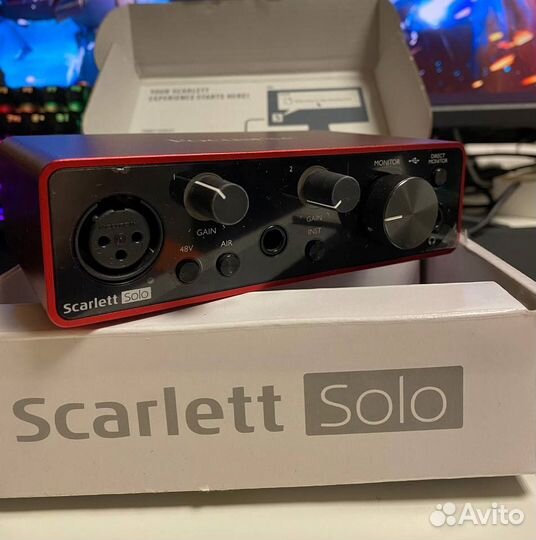 Focusrite scarlett solo 3rd gen