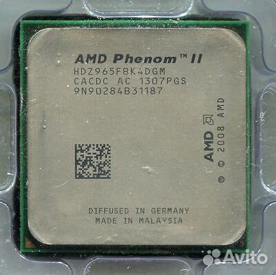 Процессоры AMD Phenom II X4 945, 955, 965 Black Ed