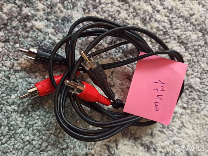 Кабель 2 штекера RCA - 2 штекера RCA