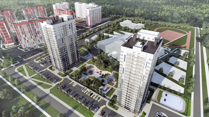 2-к. квартира, 59,6 м², 6/21 эт.